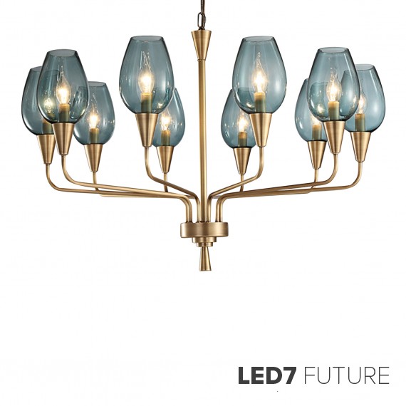 Loft Industry Modern - Sunrise Chandelier